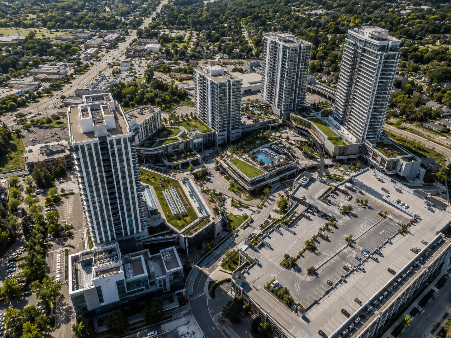 Commercial and mixed-use projects.